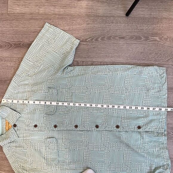 Tommy Bahama Men’s Short Sleeve Hawaiian Camp Shirt Teal Size Small 100% Silk - Picture 10 of 12